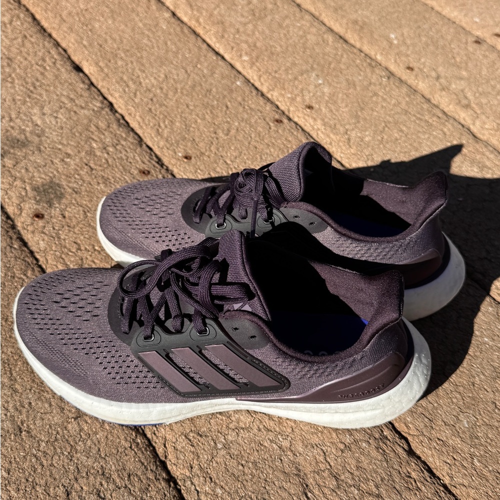 Adidas Women's Dark Purple Sneakers aka (Aurora black) pureboost 23